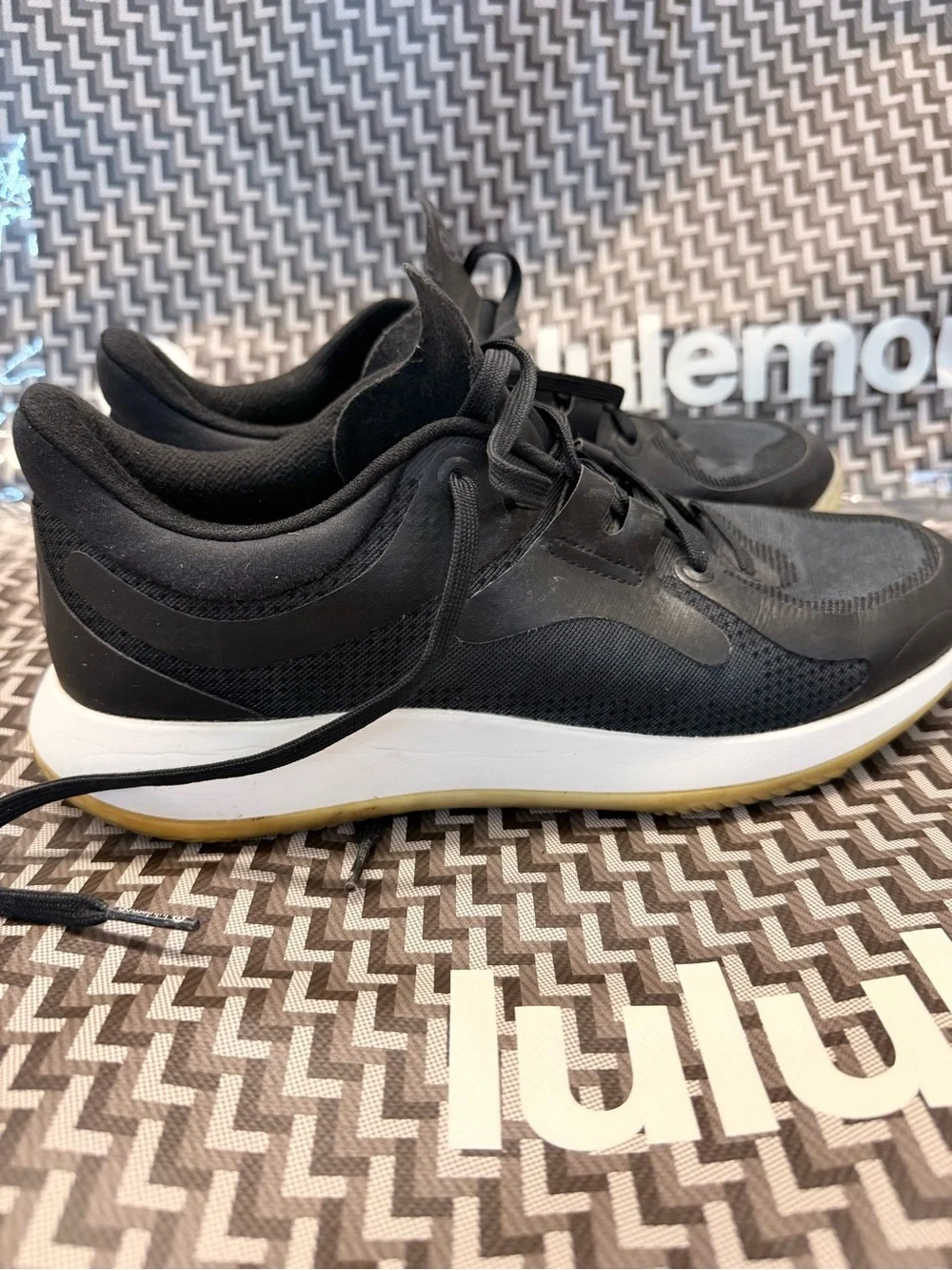 lululemon athletica Black and Yellow Women's Sneakers